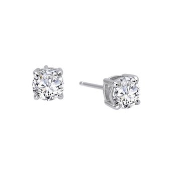 2.5 CTW Solitaire Stud Earrings